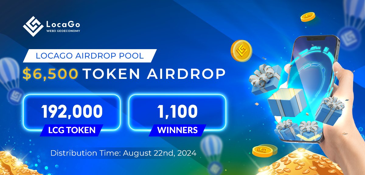 🎉 META LION X LOCAGO - $6,500 TOKEN AIRDROP 

🚨 We're thrilled to announce an exciting giveaway to show our appreciation for your unwavering support.

🚀 Join here: gleam.io/Dtj9t/locago-x…

⏳ Winners will be randomly selected and announced on August 15th

#metalion #LOCAGO