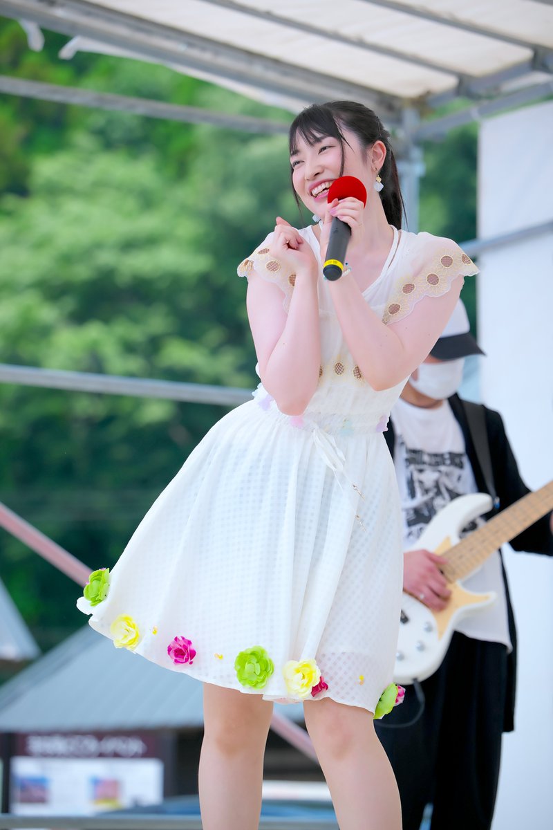 tamakonlabo's tweet photo. 叶枝 心(かなえこころ) c ①   1部
（7月14日 道の駅ふくしま東和 20周年大創業祭 ・道の駅ふくしま東和・二本松市）
以前所属のセイレーン関連での出演依頼とのことで、久しぶりの曲も見れて感慨深かったです
#ここたん #Neocrystal #ネオクリスタル #withYouwithMe #ここリス #叶枝心 https://t.co/Ksrdkm30HZ
