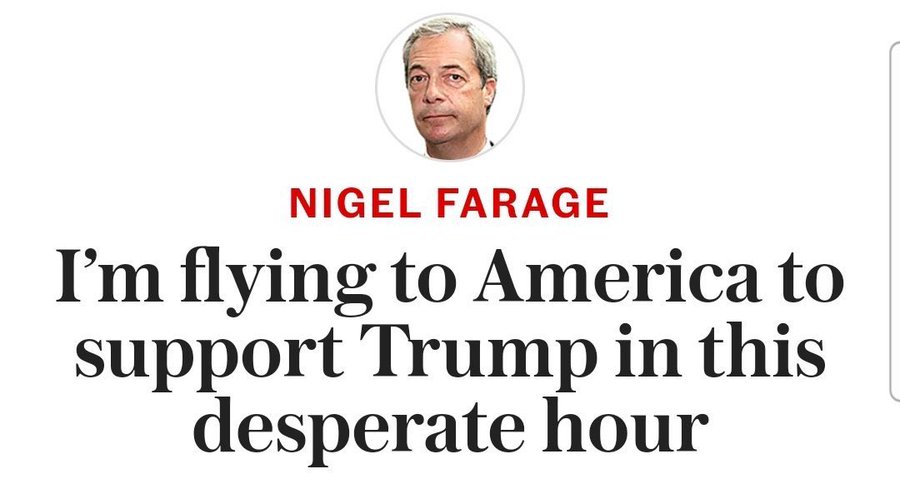 BladeoftheS's tweet photo. Can we have a recall election in Clacton and unseat this bag of sh*t before he returns? https://t.co/XxthTLnKGw