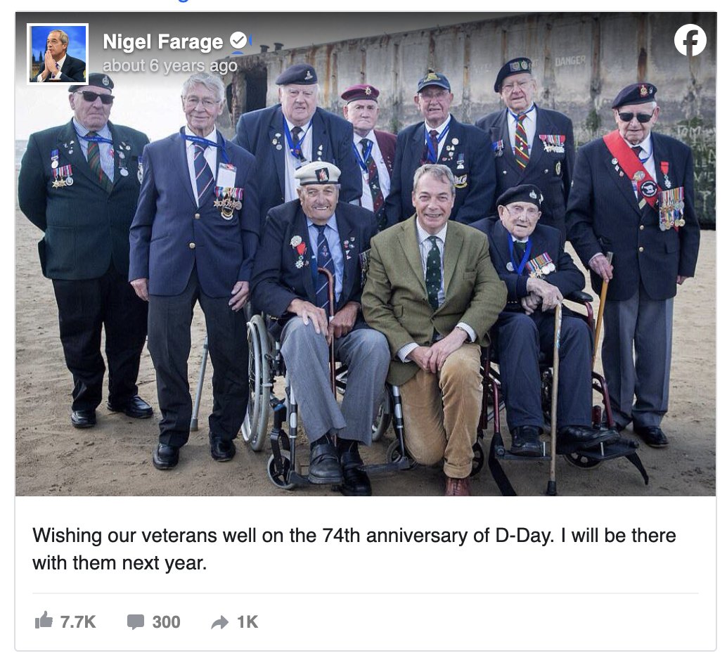 Poppy® Watch (@giantpoppywatch) on Twitter photo BREAKING: <a href="/Nigel_Farage/">Nigel Farage MP</a> says Trump is braver than any British D-Day veteran he has met. BREAKING: <a href="/Nigel_Farage/">Nigel Farage MP</a> says Trump is braver than any British D-Day veteran he has met.
