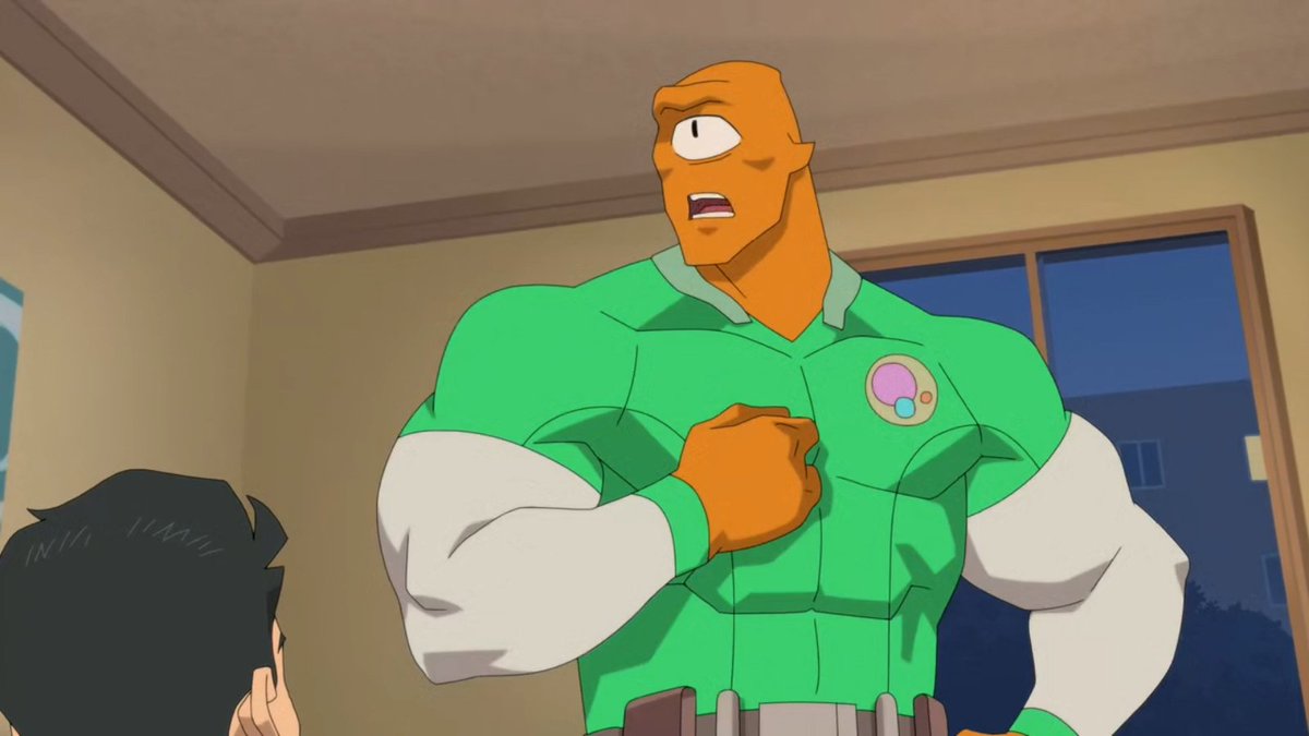 DoHaJun91's tweet image. Latest animated crush is #Invincible 's #Allenthealien