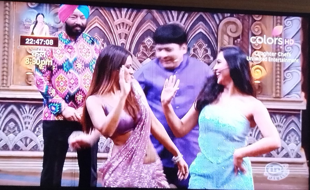 hemangi_kaira's tweet photo. My #Jeeman on #LaughterChefs ๐๐ค๐ปโค๏ธ #NiaSharma #KrytleDsouza https://t.co/xKJOkOPm1Q