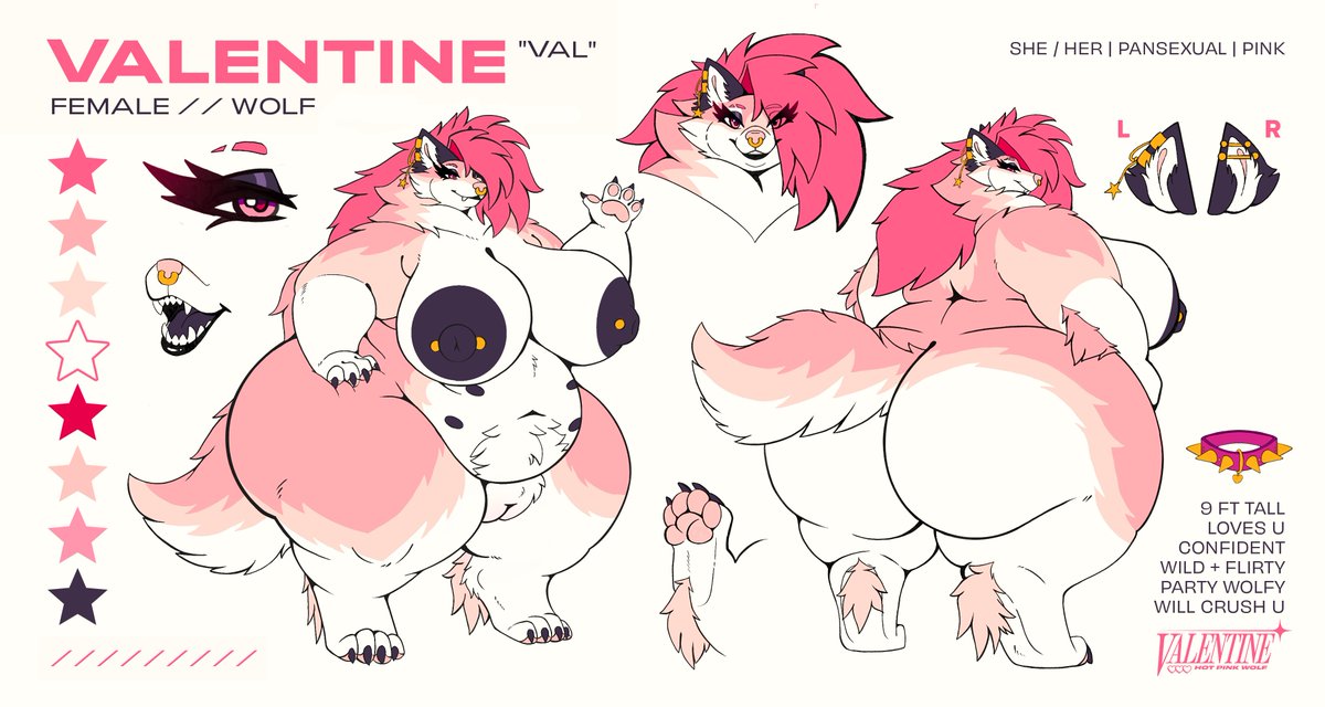 HOTPINKWOLF's tweet image. β¨πHiiii !!! I'm Valentine, Val for short !! πβ¨
Making a new pinned to feature my updated ref!
FA: furaffinity.net/user/bjornn
Telegram: DM me here for it!
Commissions: I open very rarely, But i'll post here when I do!