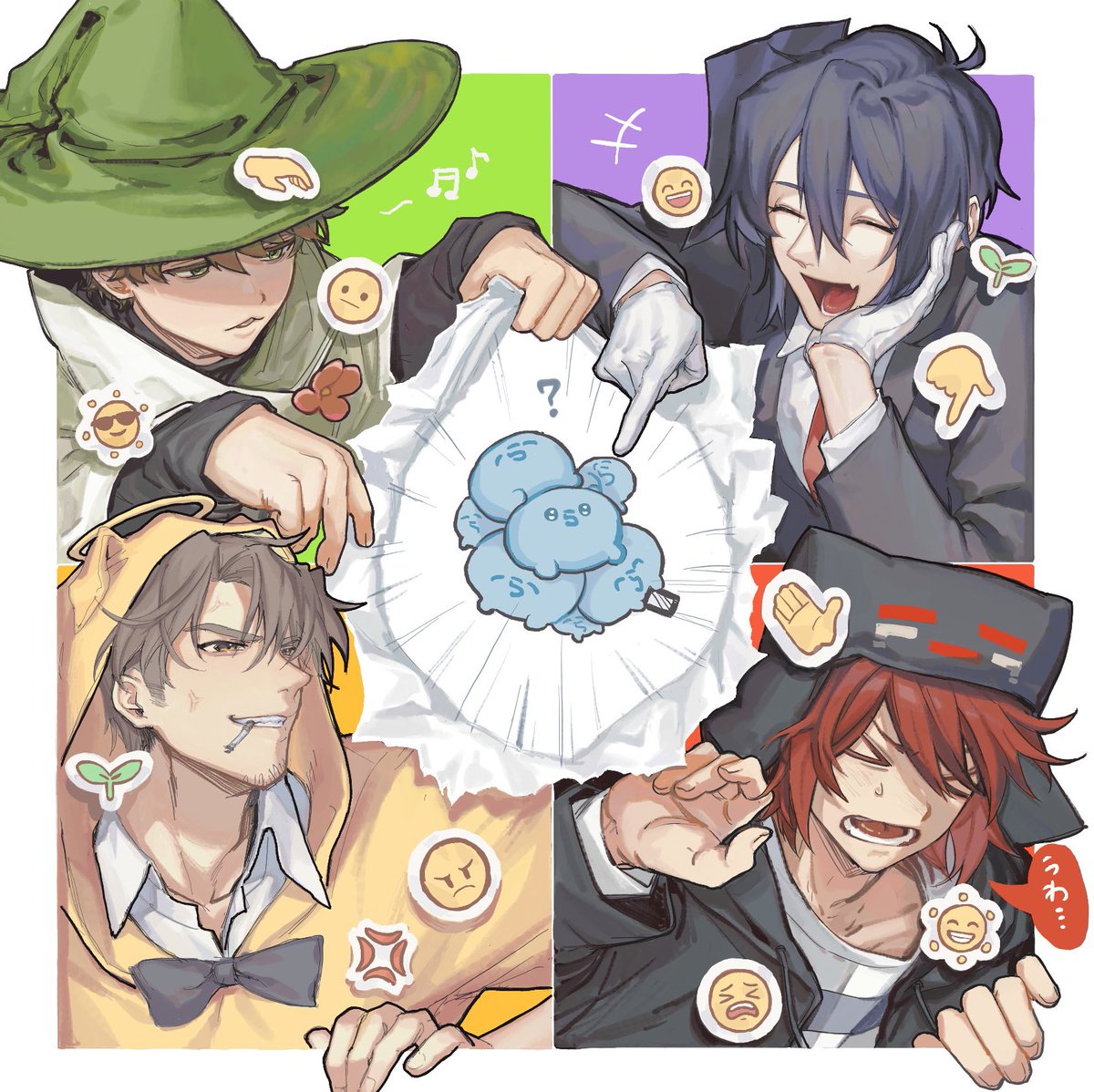 2ourimuC's tweet photo. ☀️さん（_00ook ）と合作絵茶😁🫶
🌱→私 https://t.co/uM5p7d8Sgf