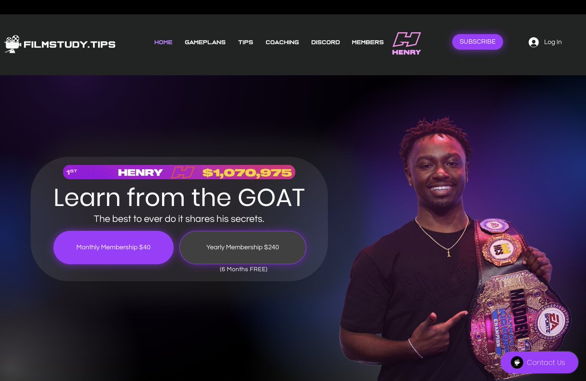 Henry773_'s tweet image. Happy to announce I'm starting my own website and brand for tips and guides over at Filmstudy.tips❗️I'll be posting both CFB and Madden 25 content here until the end of time‼️To kick start everything off , I'll be hosting a giveaway of FIVE, CFB 25 copies. All you have…