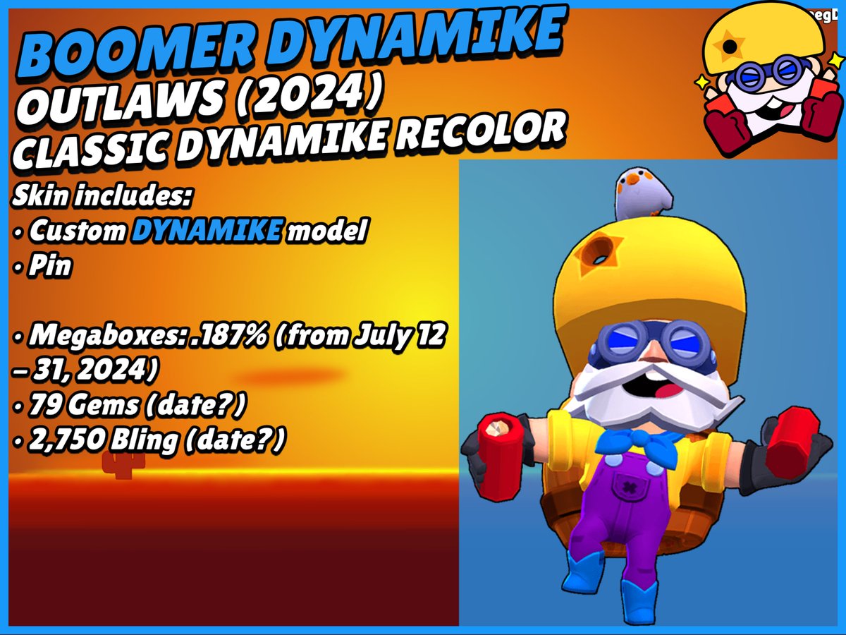 Dgreegd's tweet photo. #ClassicBrawl is here! We have:
Reloaded Ricochet from 2019
Deputy Brock from 2020
Boomer Dynamike from 2021
& Sheriff Shelly from 2022
#BrawlStars #BrawlStarsDesign #BrawlStarsRico #BrawlStarsBrock #BrawlStarsDynamike #BrawlStarsShelly #Outlaws https://t.co/8pYT6XHqLm