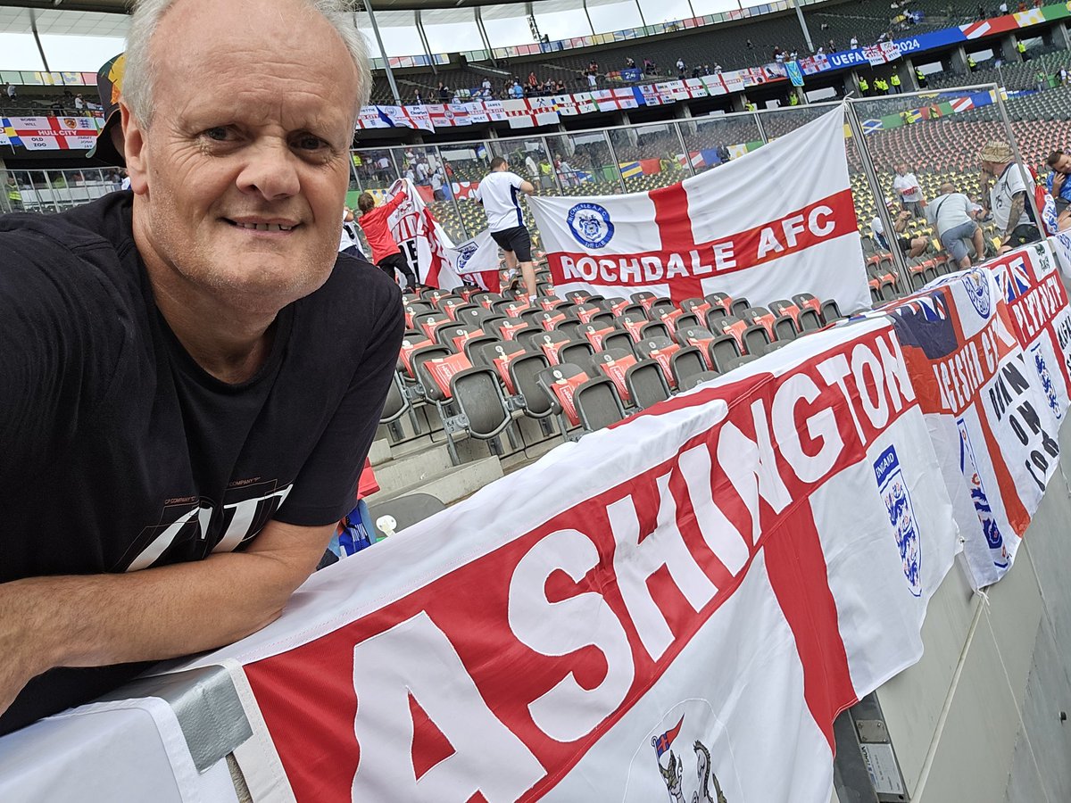 Flags out.