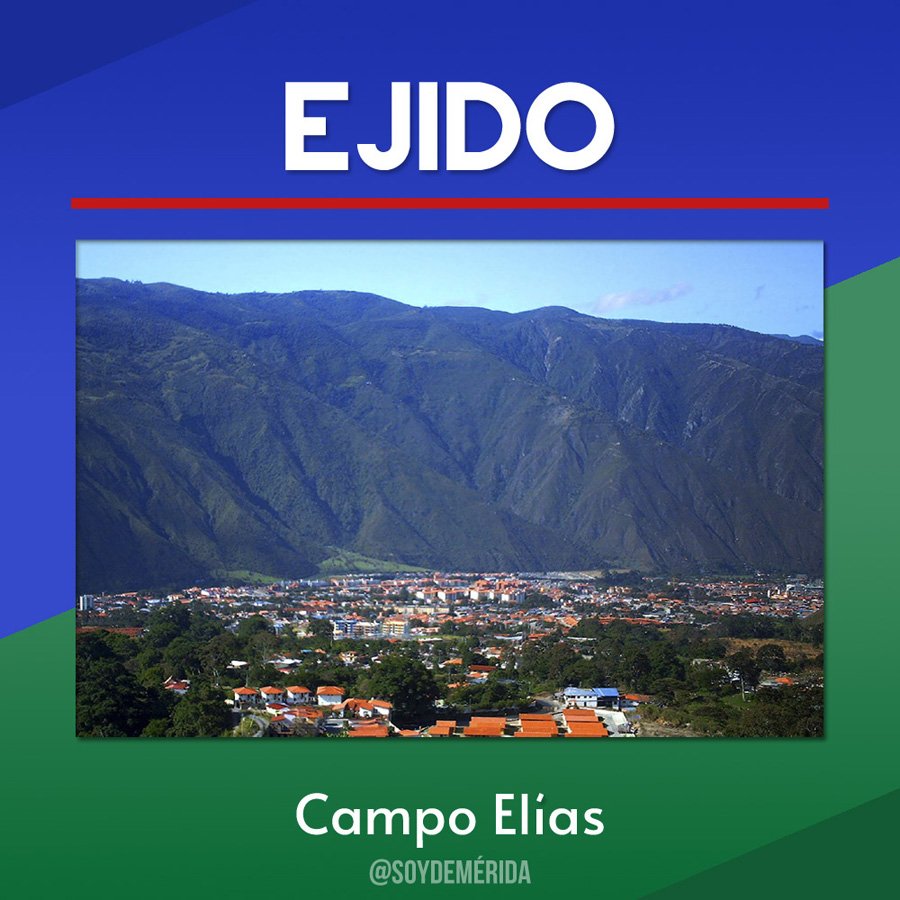 SoyDeMeridaVe's tweet photo. 1️⃣4️⃣ de Julio (1650)

Fue fundado San Buenaventura de Ejido o simplemente Ejido, capital del municipio Campo Elías, es la cuarta localidad más poblada del estado y conforma junto a la ciudad de Mérida, Tabay y Lagunillas, el área metropolitana del Estado Mérida. https://t.co/SSJFP4i0k1