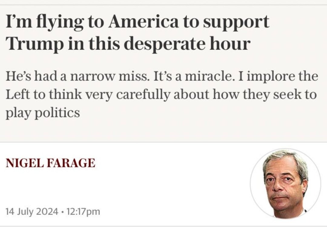 Parody Nigel Farage tweet media