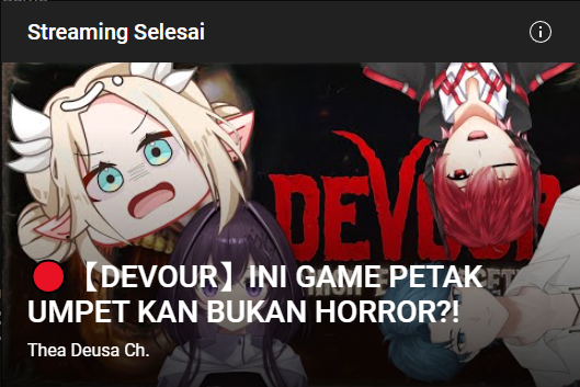 Thea_Deusa's tweet photo. MAKASIHHHH UDAH MAU AKU AJAKINNN YAAA Harunaaa, Corooo, Estraaaa!!! Sampai bertemu di collab berikutnya! Makasih semua yang udah nemenin!
Watch the replay!
https://t.co/hjZkbxn1P6
#DeuStream #devour #Vtuber #VtuberID #VTuberUprising https://t.co/lJi1E1a6Lm