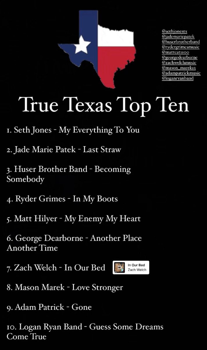 TrueTexasTopTen's tweet image. Support Texas troubadours because we’re the ones who keep them going! Play them loud for all to hear and go see them play shows! We are grateful for the music here at the truest Texas top ten around!

#TTTT