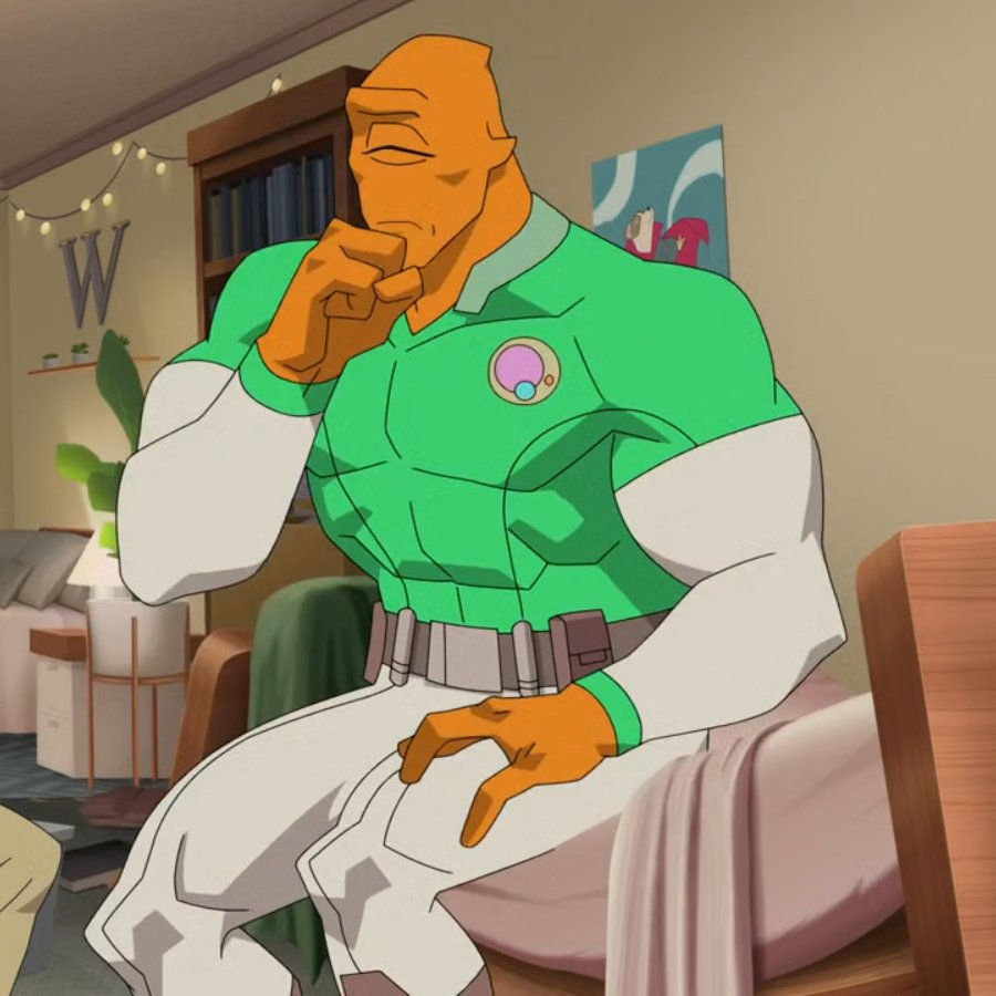 DoHaJun91's tweet image. Latest animated crush is #Invincible 's #Allenthealien