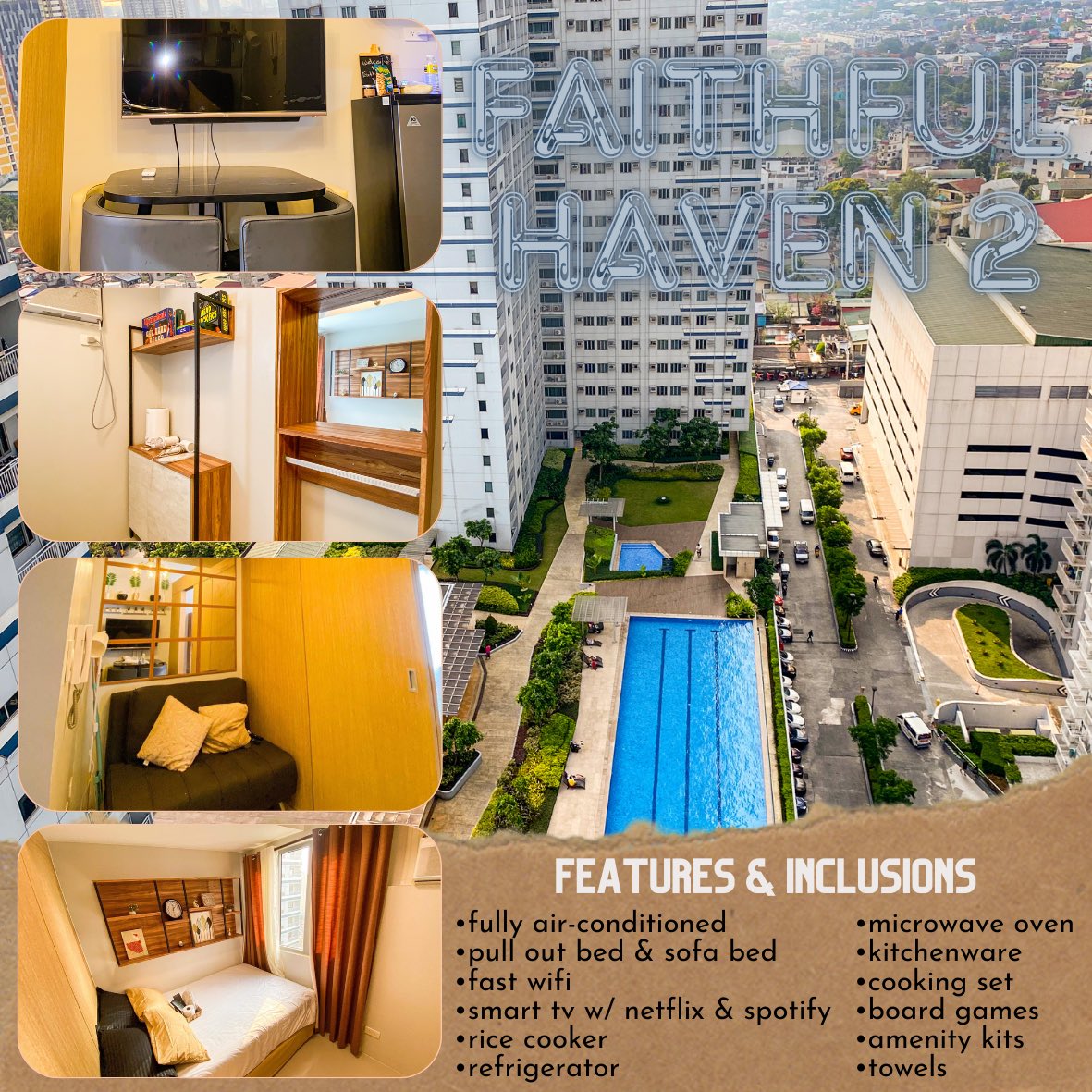 zikoolects's tweet photo. Guys!! If you’re looking for staycation na budget meal try our FAITHFUL HAVEN at the grass residences 😁 

price starts at ₱1849 only 🫶🏼

🏷️ staycation ph hotel airbnb agoda klook vacation https://t.co/3FDgv3qusk