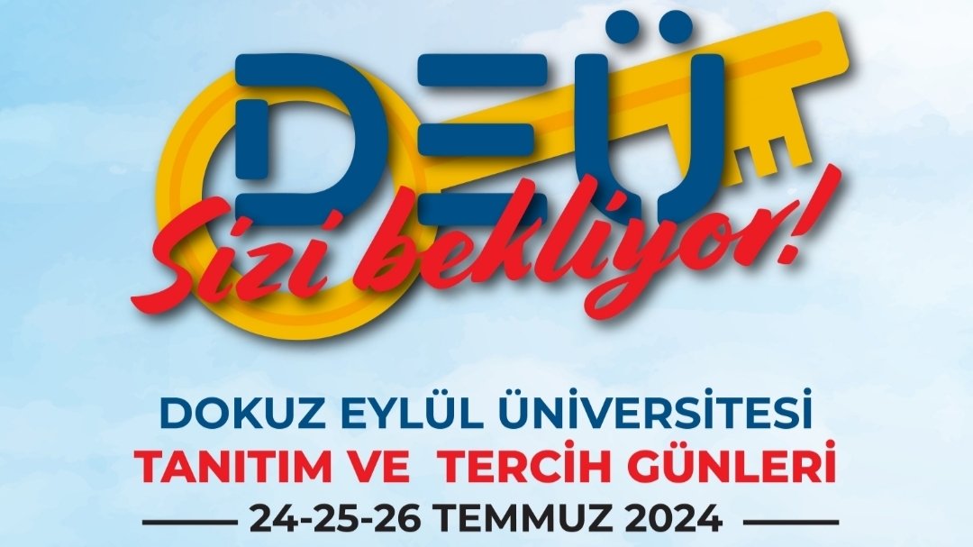 #DEÜSiziBekliyor Akademik ve idari yetkililerimizle birlikte düzenleyeceğimiz <a href="/universitemDEU/">Dokuz Eylül Üniversitesi</a> Tercih ve Tanıtım Günleri aday öğrencilerimiz ile velileriyle buluşacak, detaylar çok yakında.