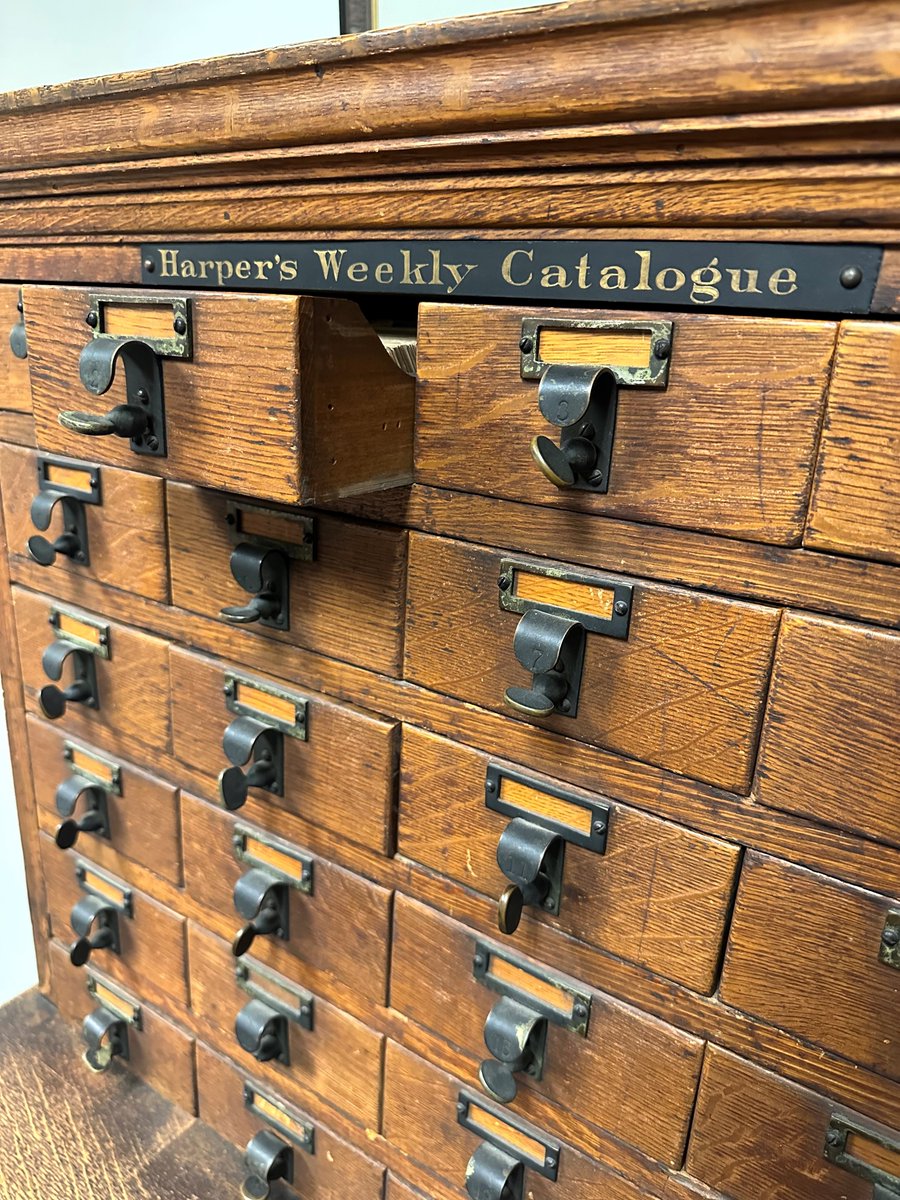 KCLibrary's tweet photo. The Kansas City Public Library stopped using card catalogs decades ago, but one from the 1800s remains intact in our Missouri Valley Special Collections.
Learn more: https://t.co/7HNC29tCJl
#kcLibrary150 https://t.co/7tw3pQ5vjC