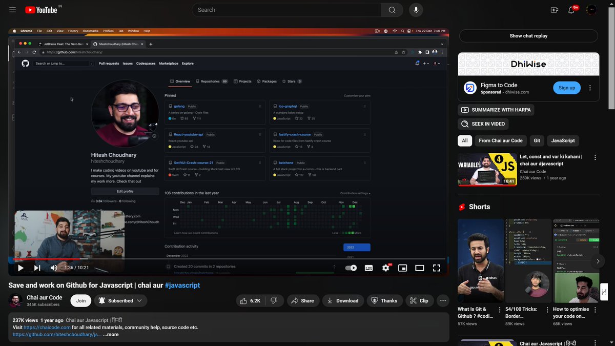 theCodeMaker_7's tweet image. #Day3 Just discovered how to save and work with Github for Javascript on Chai aur Code!
🚀 Explore step-by-step guidance for a seamless coding experience .
#JavaScript #Git #webdevelopment #coding #programming #letsconnect