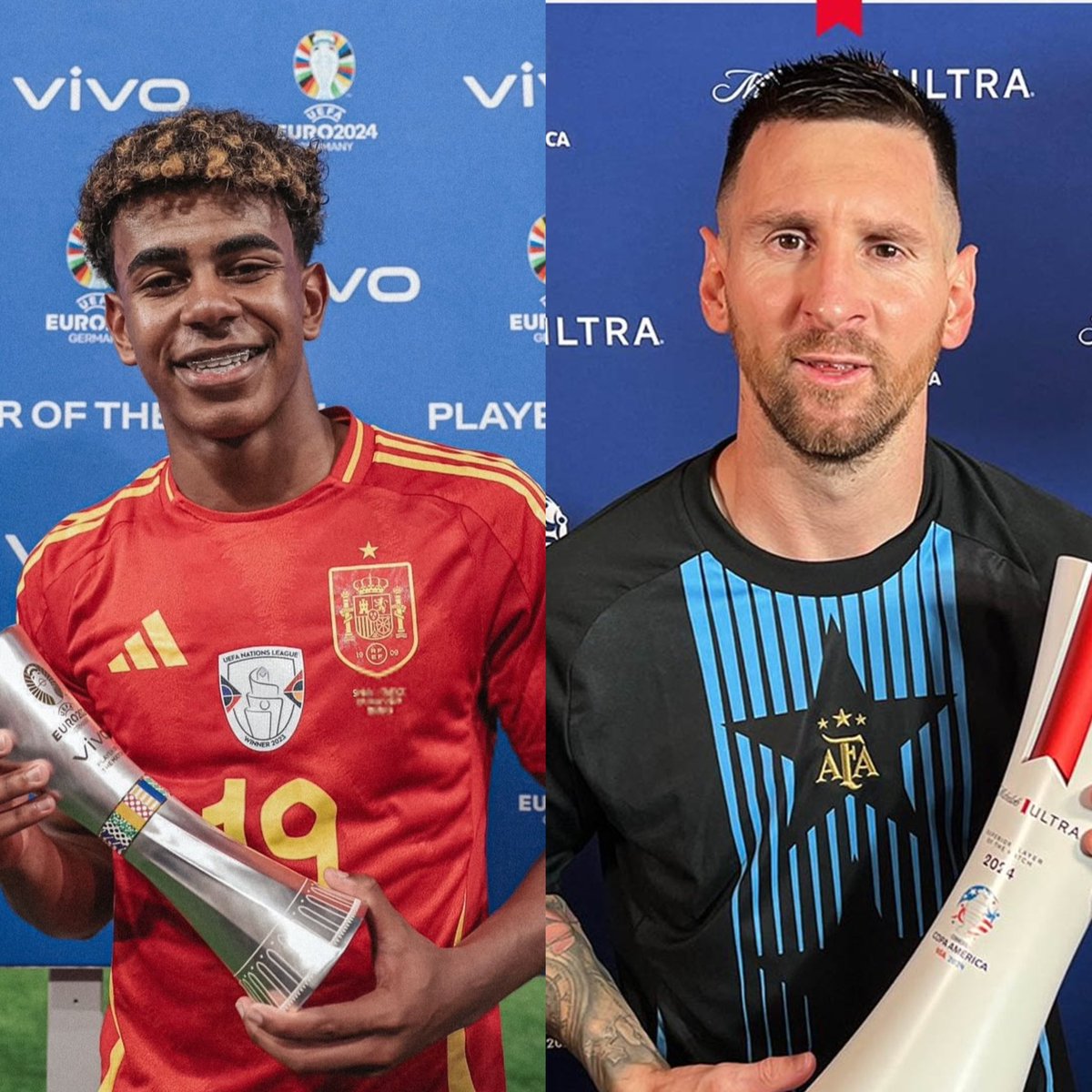 Football_Home10's tweet photo. Whom you Supporting in the Finals?

#EnglandSpain #CopaAmerica #Argentina #TrumpAssasinationAttempt https://t.co/z5EYQJTGtz