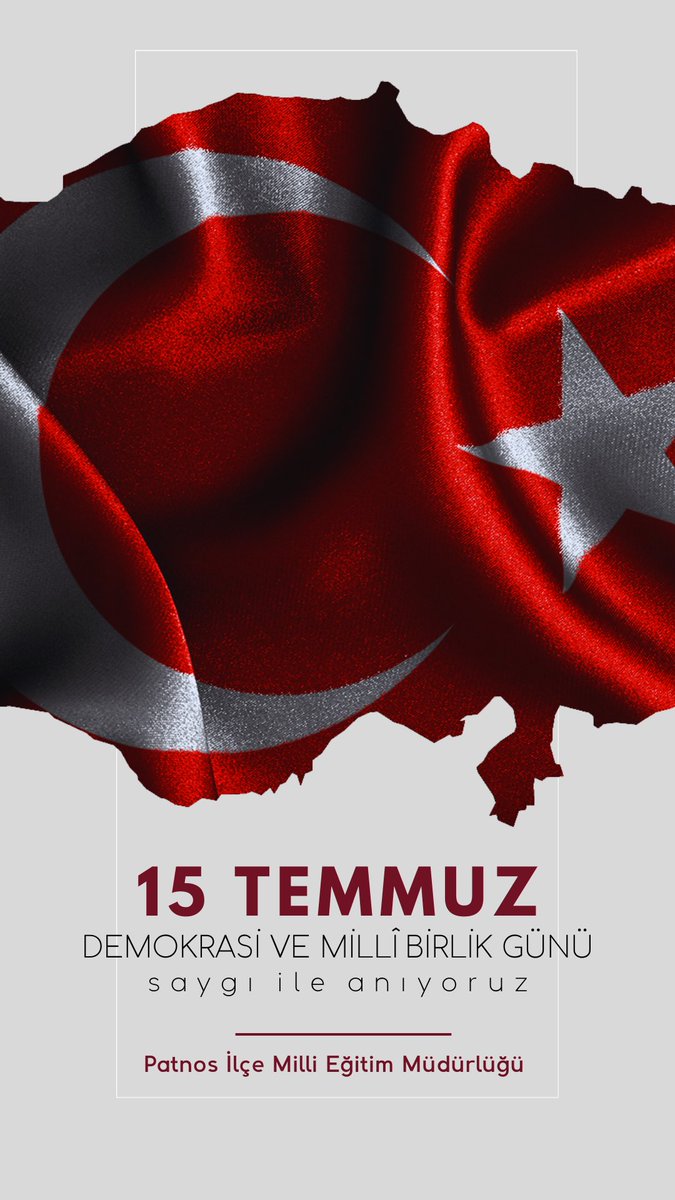 📌 15 Temmuz'da şehadet şerbetini içen 252 şehidimiz başta olmak üzere, tüm şehitlerimizi rahmet ve minnetle anıyoruz. 
🇹🇷 “15 Temmuz Demokrasi ve Milli Birlik Günü” milletin zaferidir.

<a href="/ValiMustafaKoc/">Mustafa Koç</a> <a href="/hasan_kokrek/">Hasan Kökrek</a> <a href="/Mansurvural2/">Mansur vural</a> <a href="/mebpgm/">Personel Genel Müdürlüğü</a>