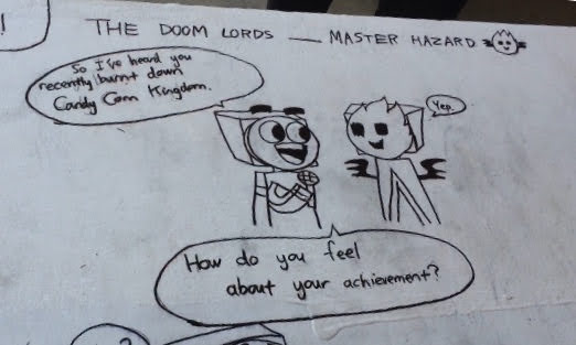 ObsessedPianist's tweet photo. Shoutout to my Doom Lords table artwork for my middle school's English corner many years ago #unikitty #doomlords https://t.co/kPlGx5hffl