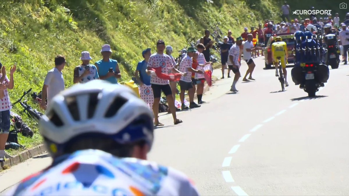 Both Pogacar and Vingegaard did their best ever climbing performance today on Plateau de Beille. Jonas was much stronger today than on Hautacam 2022 and also than on last year's Combloux ITT but that was not enough to drop or follow Pogacar...
#TDF2024