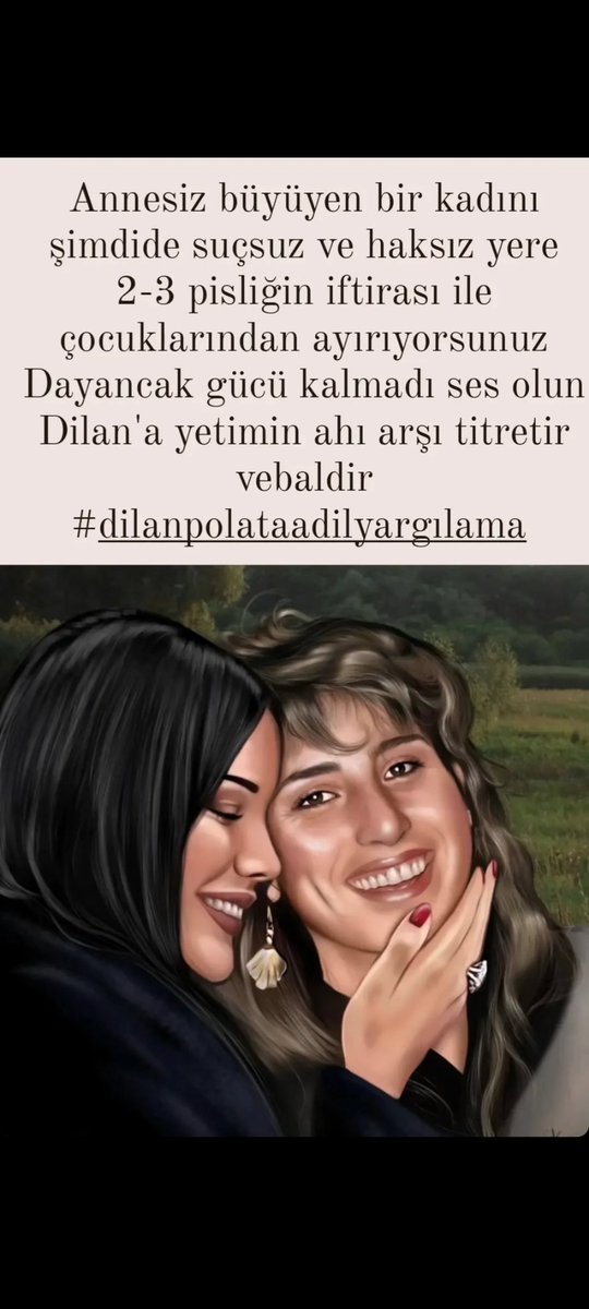 ilaydausta2's tweet photo. Yalan ifadelerle aylarca boşuna tutuklu haksızlık var Adalet yok Türkiye'de 
#dilanpolatiçinadilyargılama 
#dilanpolatadilyargılama 
#dilanpolatadilyargilama 
#DilanPolatYalnızDeğildir 
#dilanpolat https://t.co/i1UPiSYbDT