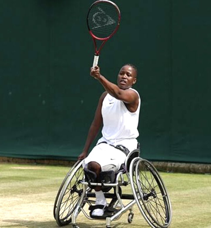 We have our own Wimbledon champion today #Mzansi 🇿🇦 🏆 

Our very own Kgothatso Montjane won the Ladies Doubles Wheelchair Finals. 

That’s a magnificent achievement given the level of talent, effort and sheer coordination required in not only overcoming a significant physical