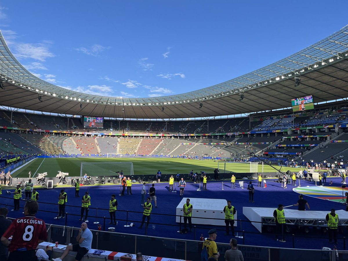 Final time in Berlin. Come on England!🏴󠁧󠁢󠁥󠁮󠁧󠁿⚽️