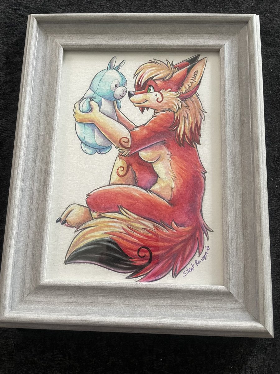 OceanTigrox's tweet photo. I keep looking at this amazing piece @SilentRavyn presented at the memorial and thinking, “Kiri’s gonna love this” 🥲

It’s beautiful 💜 Thank you so much https://t.co/2ZgYeK7UCK