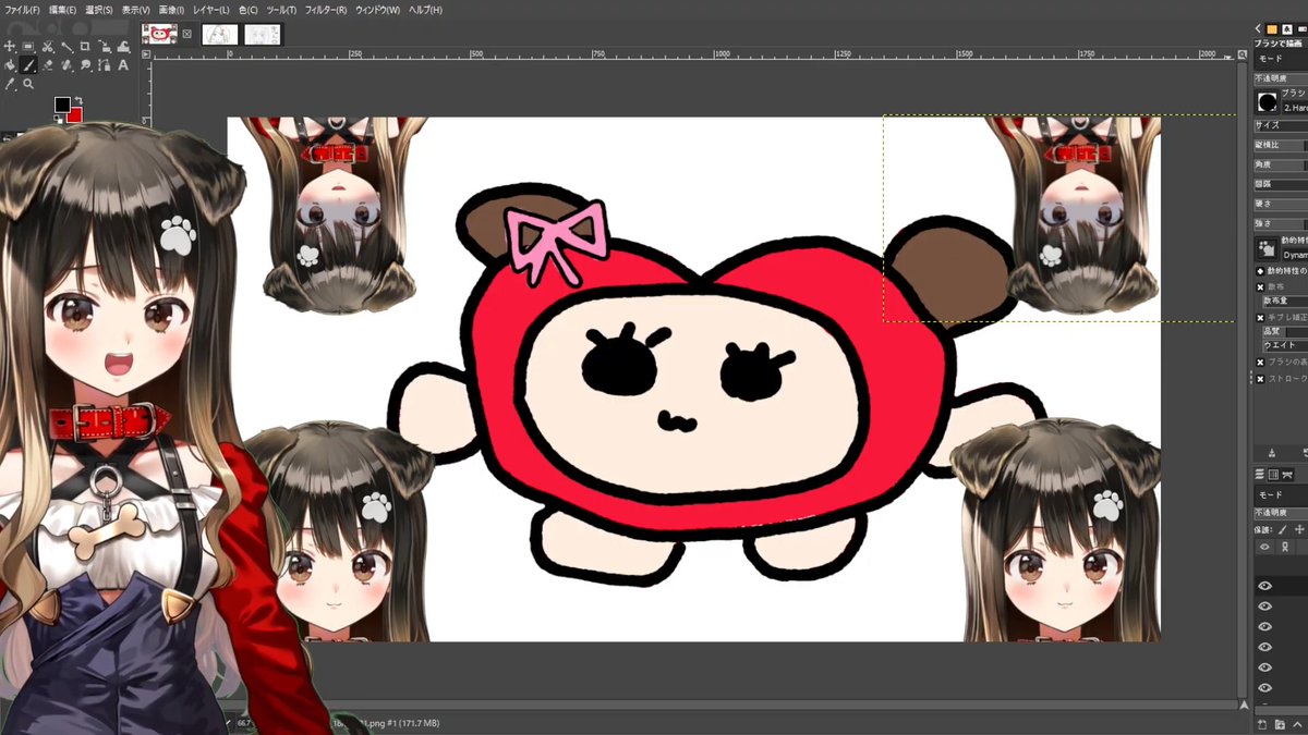 おつぱ~い!
お寿司のお写真美味しそうだった、見せてくれてありがとう!
新しく生まれた女きゃん民さんかわいかったけど、完成時に血がついてたの笑ったw
きゃんちゃん絵描くの上手だったね、誰を描いてるか伝わるの本当にすごいと思うよ!
最後描いてた自画像もかわいかった~!
#きゃん生