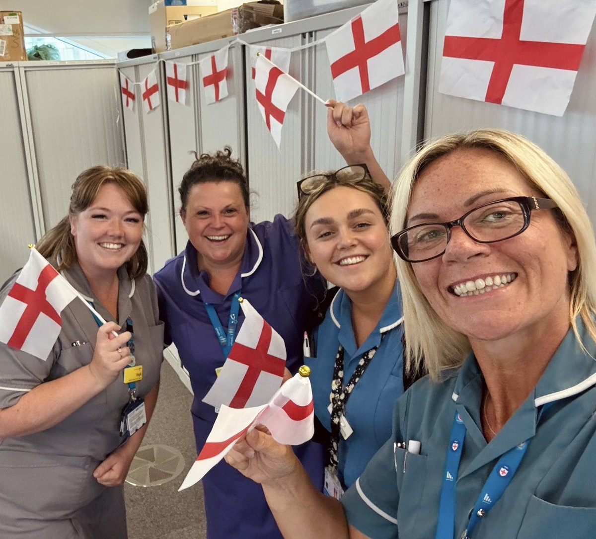 Virtual Ward North (Staffordshire) (@_vwnorth) on Twitter photo A few of our wonderful virtual Ward staff wishing England all the luck in the final of Euro 2024. Come on England. 🏆⚽️👏 <a href="/ACAH_Staffs/">Acute Care at Home Staffordshire & Stoke on Trent</a> <a href="/mpftnhs/">Midlands Partnership University NHS FT</a> <a href="/UHNM_NHS/">UHNM NHS Trust 🏥</a> #BringItHome A few of our wonderful virtual Ward staff wishing England all the luck in the final of Euro 2024. Come on England. 🏆⚽️👏 <a href="/ACAH_Staffs/">Acute Care at Home Staffordshire & Stoke on Trent</a> <a href="/mpftnhs/">Midlands Partnership University NHS FT</a> <a href="/UHNM_NHS/">UHNM NHS Trust 🏥</a> #BringItHome