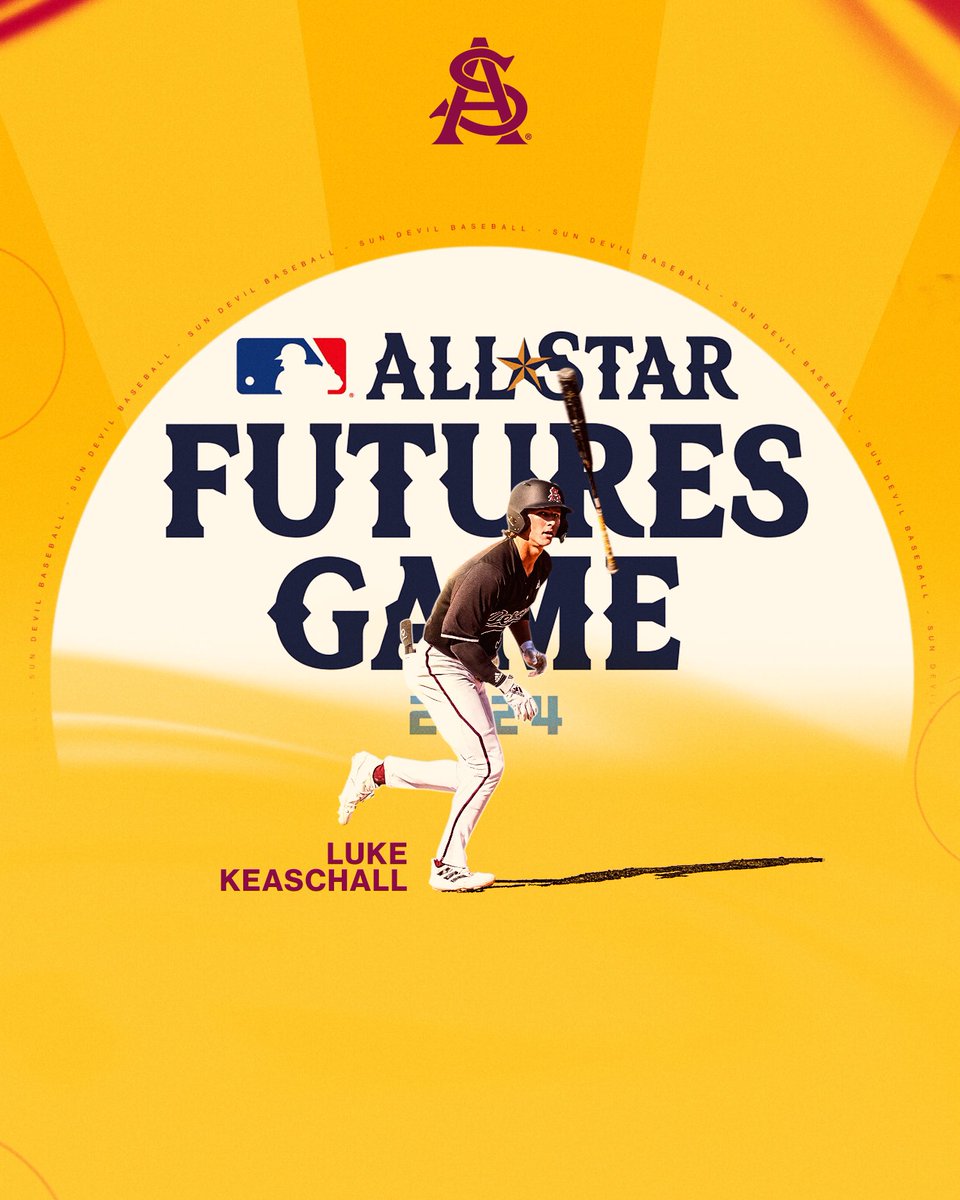 Sun Devil Baseball (@asu_baseball) on Twitter photo Exciting stuff seeing this young man in the Futures Game this weekend.
Just over a year ago he was in the Maroon and Gold.
The future is bright for <a href="/LKeaschall/">Luke Keaschall</a> and the <a href="/Twins/">Minnesota Twins</a>!
#O2V /// #ForksUp /// #MLBU Exciting stuff seeing this young man in the Futures Game this weekend.
Just over a year ago he was in the Maroon and Gold.
The future is bright for <a href="/LKeaschall/">Luke Keaschall</a> and the <a href="/Twins/">Minnesota Twins</a>!
#O2V /// #ForksUp /// #MLBU