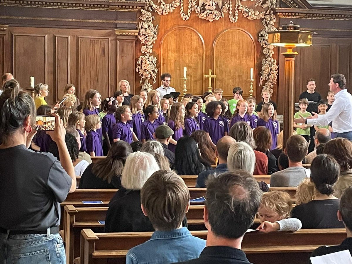 Our Youth Choir Juniors performed at the <a href="/TheSixteen/">The Sixteen</a> Sounds Sublime Coral Festival this weekend celebrating youth music <a href="/BigGive/">Big Give</a> <a href="/ChildhoodTrust/">@Childhoodtrust</a> #biggivebh