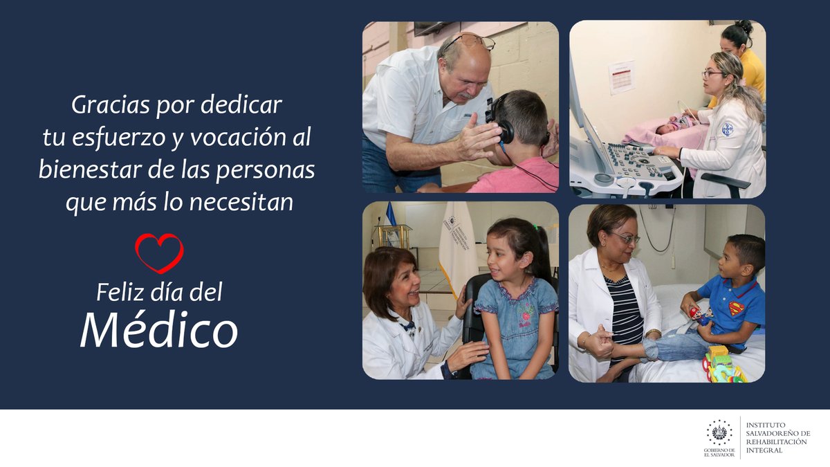 ISRIelsalvador's tweet image. #DíaDelMédico. Agradecemos su gran trabajo, dedicación y entrega a todos médicos🧑‍⚕️👩‍⚕️de El Salvador, especialmente a los que forman parte de la familia ISRI.