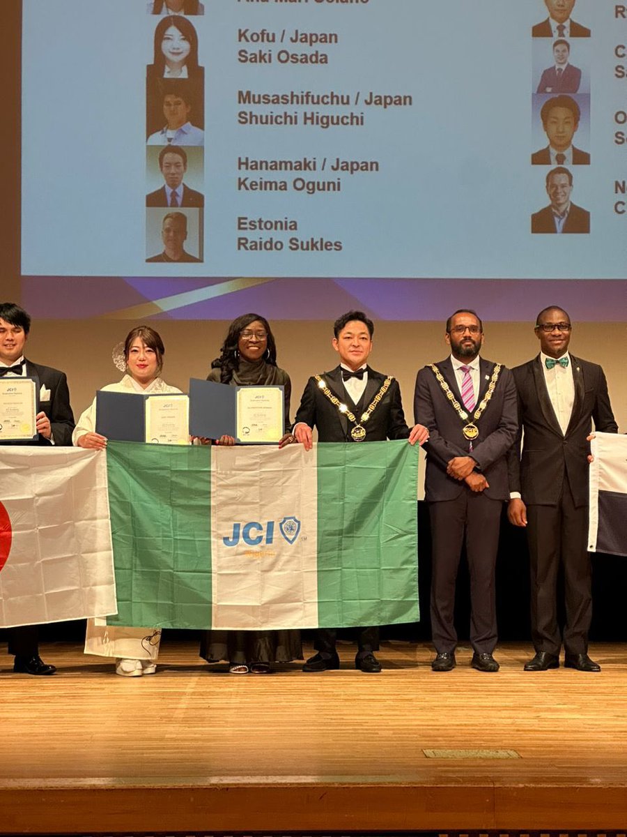 Congratulations to JCI Nigeria Delegate, Oluwatoyin Atanda, on Graduating from the JCI Academy in Fukui, Japan.

This marks a milestone in your journey of leadership and cultural exchange. Your dedication, passion, and commitment have led you through days of intensive learning