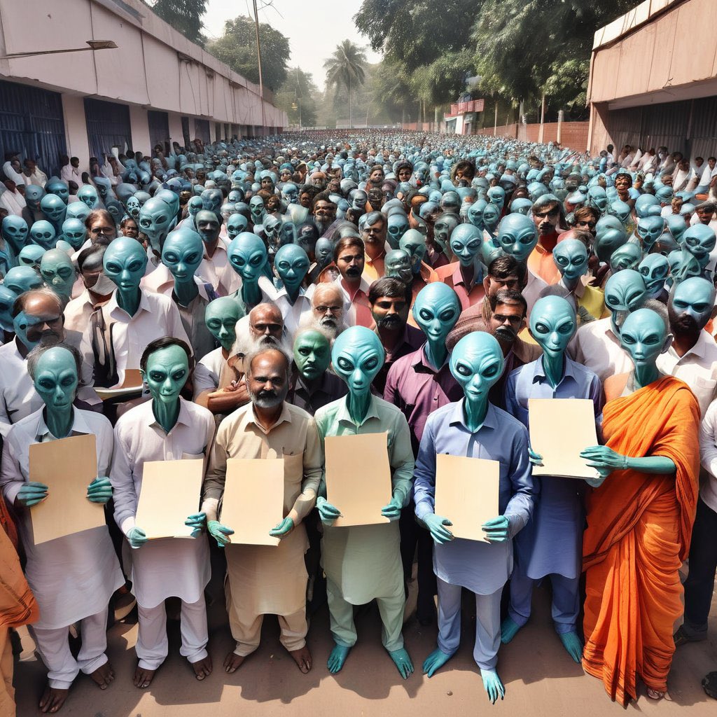 PrahladDalwadi's tweet image. Non Biological PM has given jobs to Non Biological beings 😁
Crores of Biological unemployed Humans should be Thanking him 🤣🤣 Kisi ko toh kaam diya bade dayalu hai Gobi ji 😁
#BailBuddhi 🐂