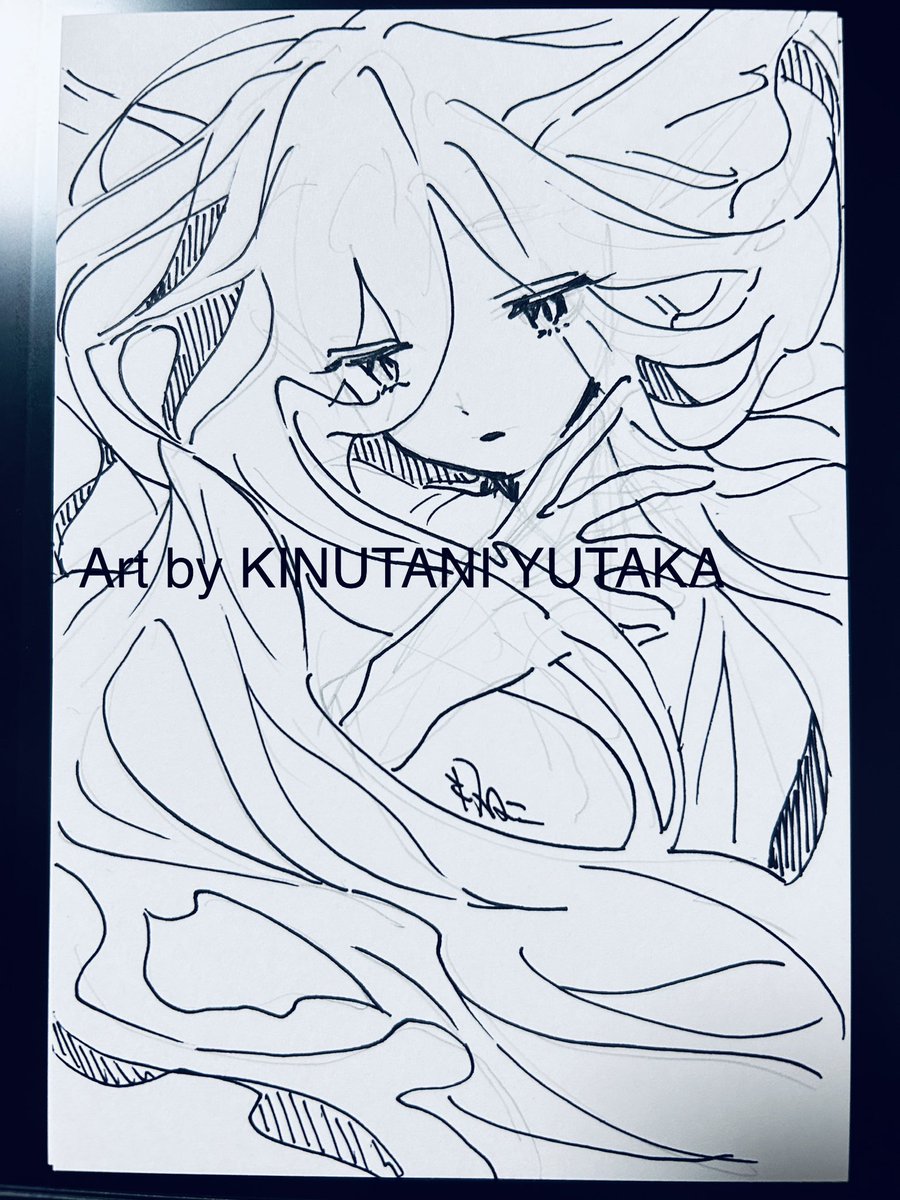 消しちゃうけど下書きの描いてる間好きだな 