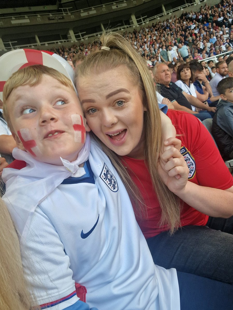 S_D_Lambert's tweet photo. Hugo will be cheering on the @England team today. Here is some pictures from when his aunty Hana took him to the friendly v Bosnia 🇧🇦 ITS COMING HOME! #SSNThreeLions https://t.co/wgKhSAlfVt