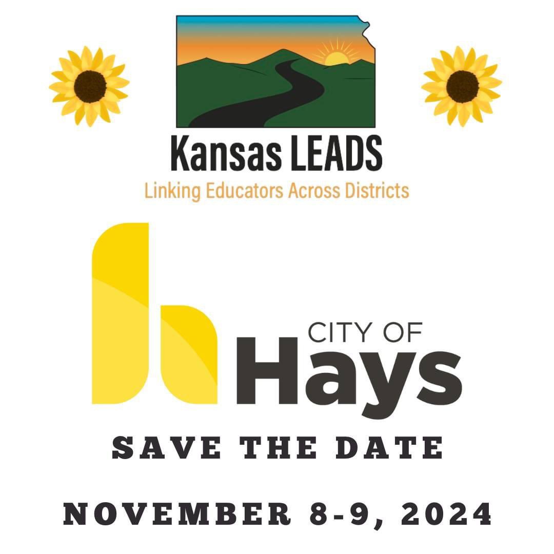 We are heading your way, Hays!  

Save the date and be sure to like and share this post with your colleagues!

Registration will be coming soon! #ksed #ksedchat #KansansCan