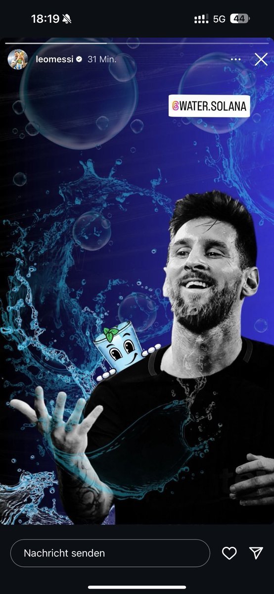 hackapreneur's tweet photo. ⚽More football stars & celebs join in on the $WATER movement. 

@LuisSuarez9, Uruguayan football star and former Barcelona player, supported $WATER on his Instagram 💦 📷

@jayalvarrez is also another model/actor that shared it across his 8.5m 

Its clear. Water's marketing rollout is is next level with some big celebs pushing.