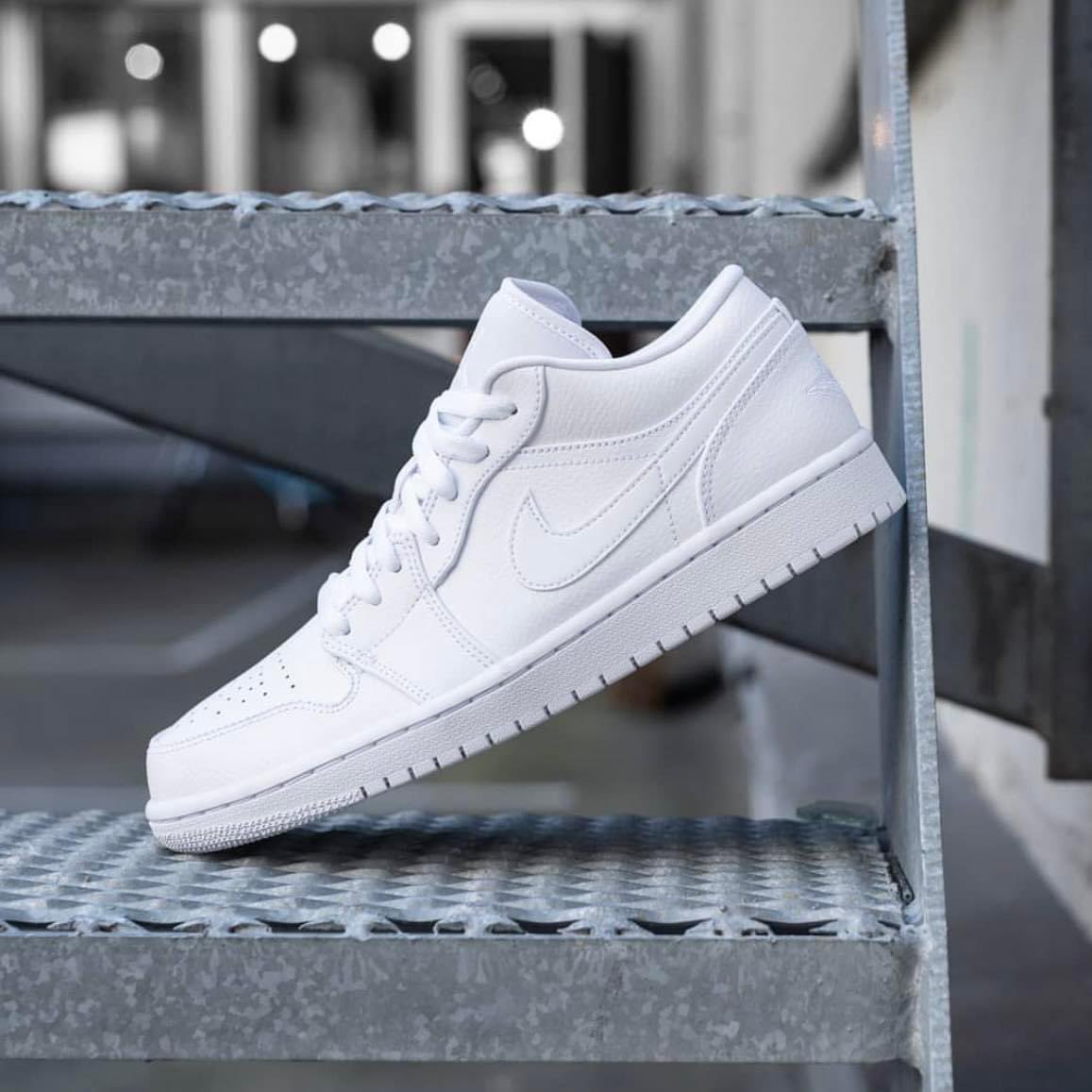 Air Jordan 1 Low 'Triple White' on sale for $86.25 shipped w/ code