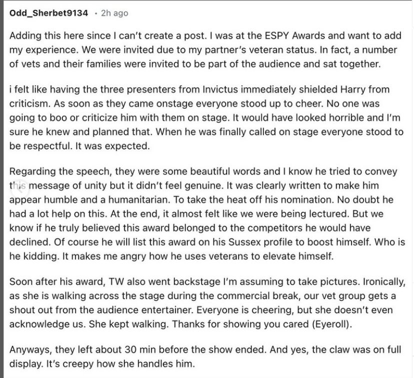 Thislilbirdies1's tweet image. #ESPY #MeghanandHarry #ESPN #PatTillmanaward
