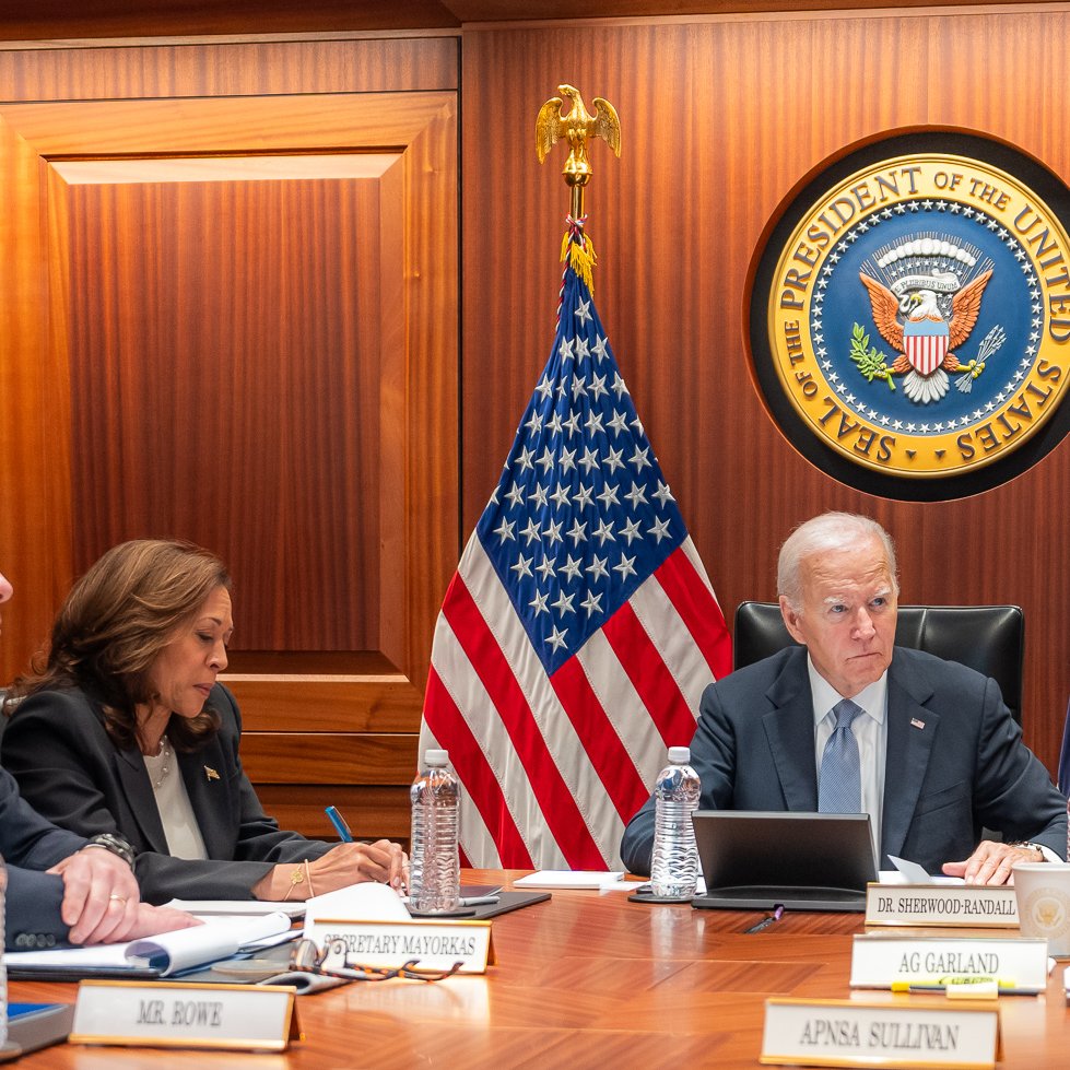 I am voting for Joe Biden and Kamala Harris. #BidenHarris2024 

Drop a 💙 &amp; Repost ♻️ if you are too. I want my 95k Followers to follow you