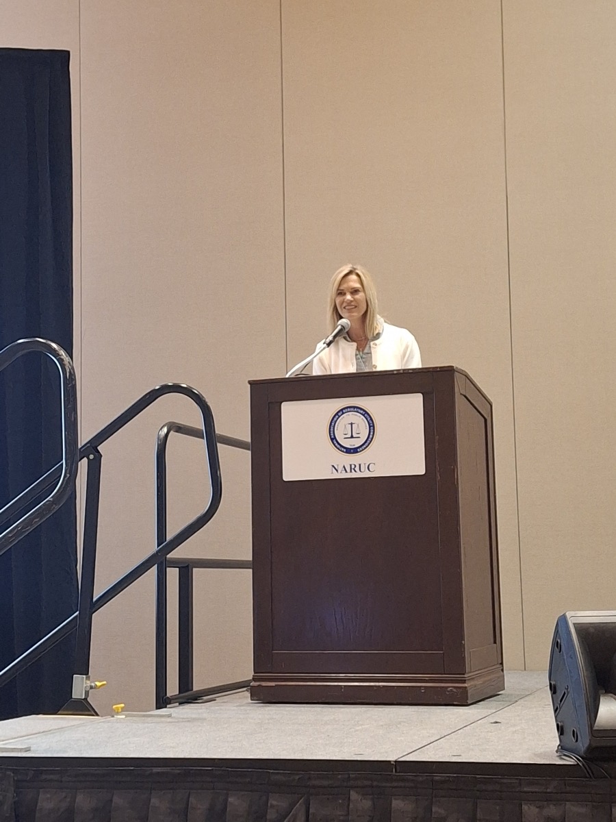 NARUC's tweet photo. President @fedorchak4ND attended the CCIF breakfast in collaboration with four NARUC staff subcommittees. She stated: "Today’s dialogue was an excellent way to demonstrate the value of collaboration among CCIF’s 3 core groups." #NARUCSUMMER24