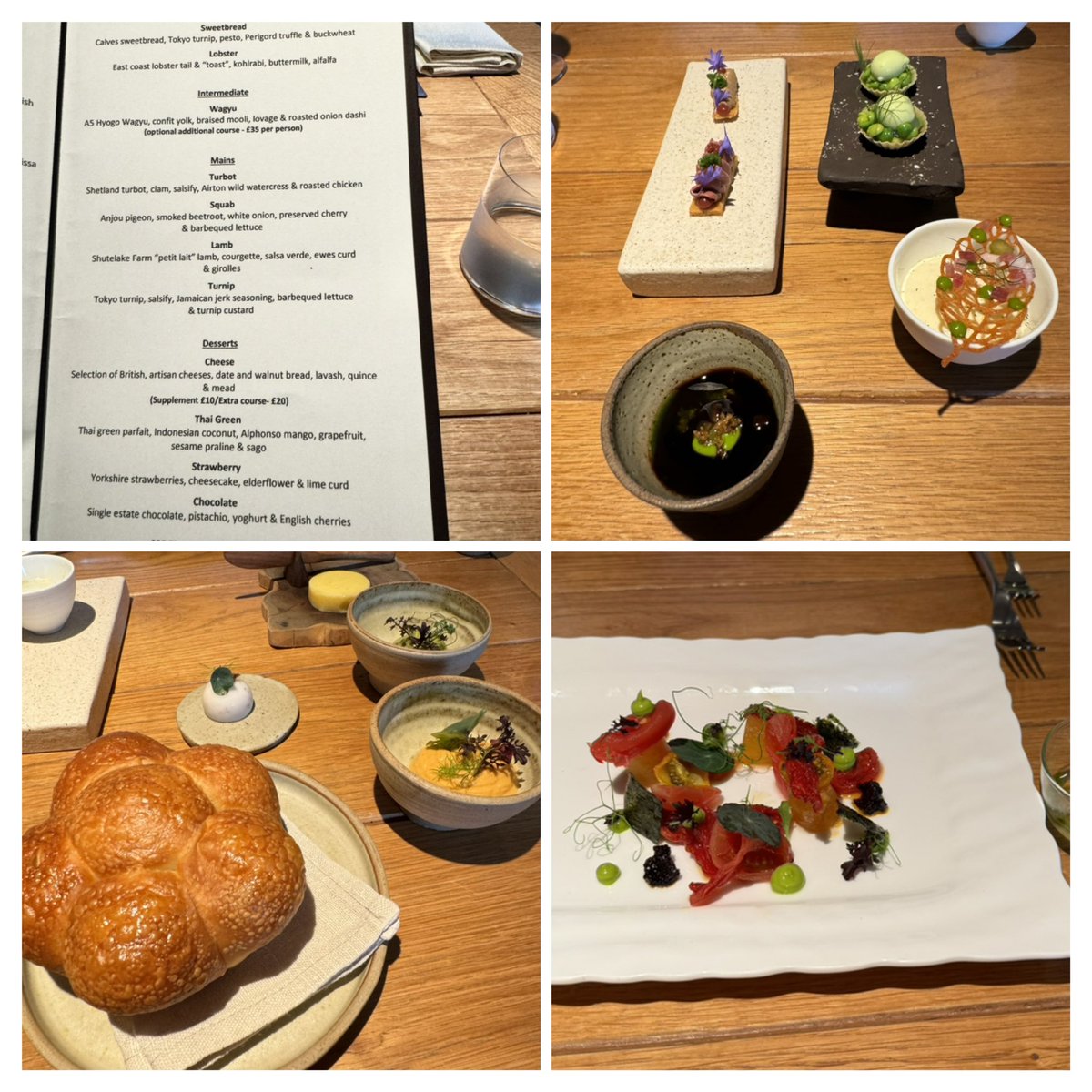 pasmyth's tweet photo. Had a sensational meal at @AngelHetton in Yorkshire. My best meal of 2024 so far. The Angel has 1 Michelin star but the food is comfortably in 2 star territory. And the fabulous accommodation is on a par. Full review on Insta at https://t.co/Y8QpZiiuH8 https://t.co/blclOw4jK1