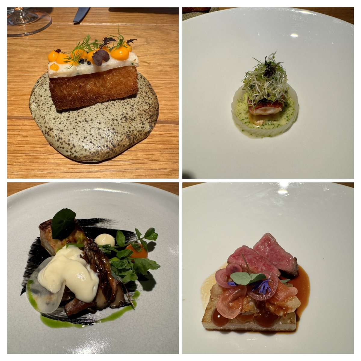 pasmyth's tweet photo. Had a sensational meal at @AngelHetton in Yorkshire. My best meal of 2024 so far. The Angel has 1 Michelin star but the food is comfortably in 2 star territory. And the fabulous accommodation is on a par. Full review on Insta at https://t.co/Y8QpZiiuH8 https://t.co/blclOw4jK1