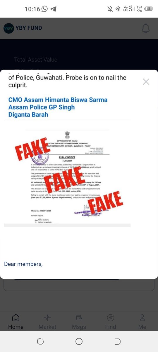 Jayantadihingi0's tweet photo. Ye Kiya He
Kouch To Bolo

@himantabiswa
@AmitShah
@nsitharaman
@CMOfficeAssam
@assampolice https://t.co/eHjMqgikYo