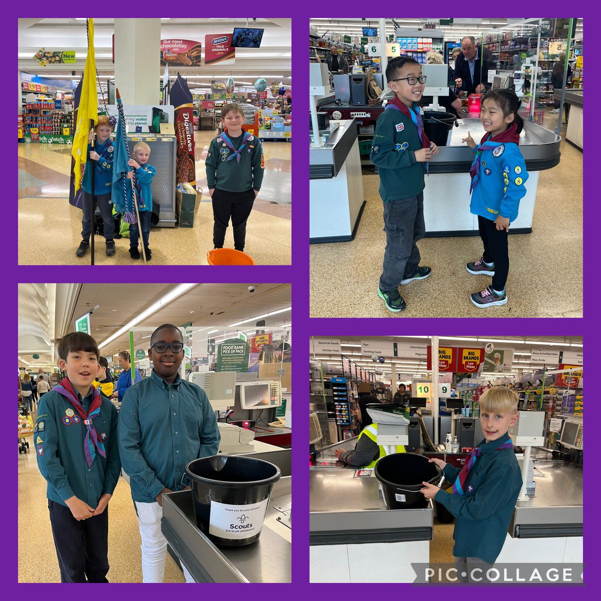 We raised a whopping £336.47 at our bag packing event at <a href="/Morrisons/">Morrisons</a> today!

Well done to all our #beavers, #cubs &amp; #scouts who came to help.

Thank you to everyone who donated for your amazing generosity!

#skillsforlife
#scouting #Fundraising #bagpacking #morrisons