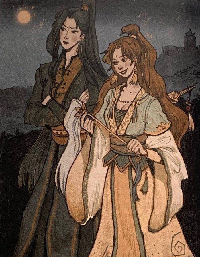 dailybeefleaf's tweet photo. forever in love with these illustrations for the russian edition of tgcf https://t.co/LgdINTCBAb