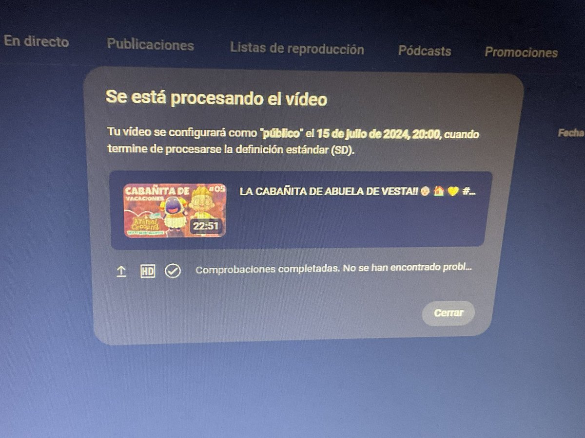 joby_games's tweet photo. Mañana a las 20:00h 🇪🇸 tendremls este capitulazo con speedbuild decorando en #achhp
No ha saltado el copyright!! ESTOY LLORANDO GENTEE😭🙌🏻 https://t.co/79WVMTSR17