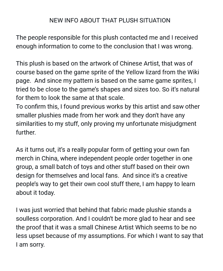 Deprsmansion's tweet photo. UPDATE🗣️
Can't post it in a thread so will put it like that.
TL;DR: I was wrong and i am sorry if my concerns caused a commotion in another community, but i glad to have it all figured out in the end^^ https://t.co/NYPKjnPVVF
